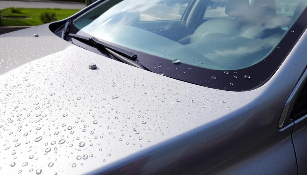 how to remove water spots from car